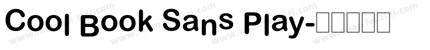 Cool Book Sans Play字体转换